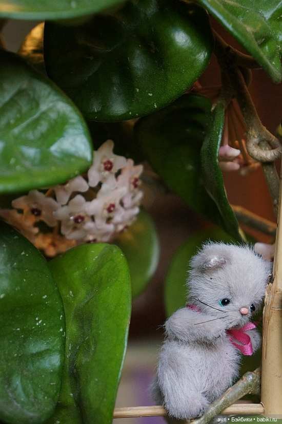 Приятелями были котенок и щенок. Часть 2. / Авторская игрушка (фото 2)