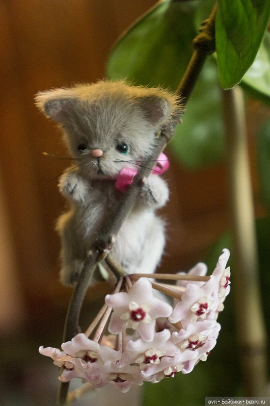 Приятелями были котенок и щенок. Часть 1. / Авторская игрушка (фото 5)