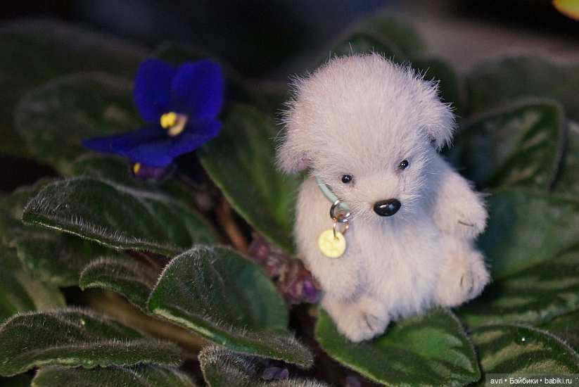 Приятелями были котенок и щенок. Часть 3. / Авторская игрушка (фото 2)