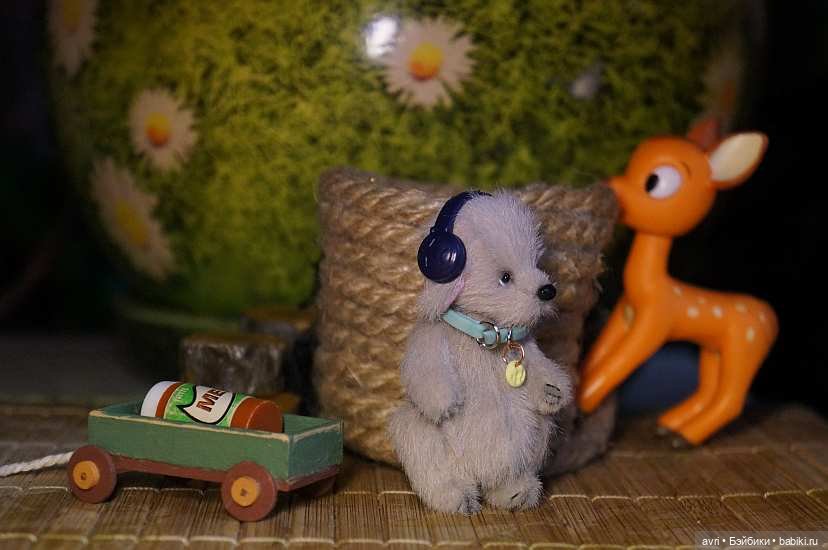 Приятелями были котенок и щенок. Часть 4. / Авторская игрушка (фото 4)