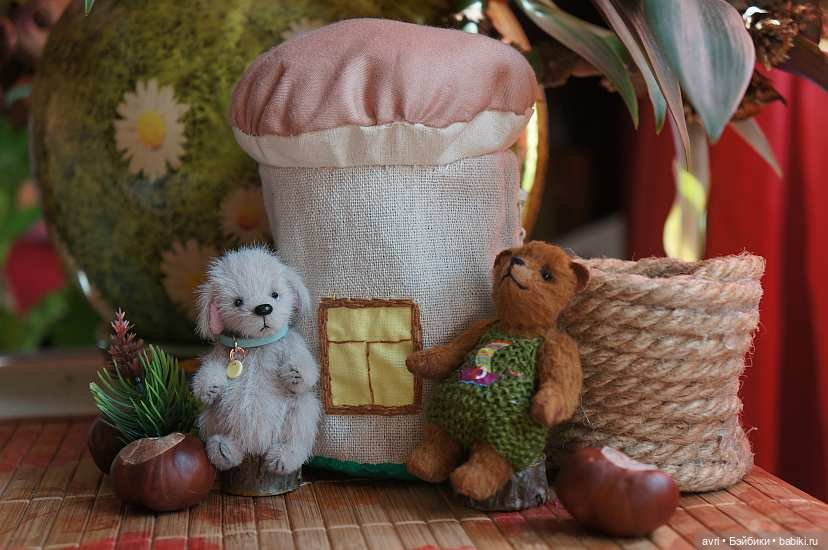 Как зверята подружились / Авторская игрушка