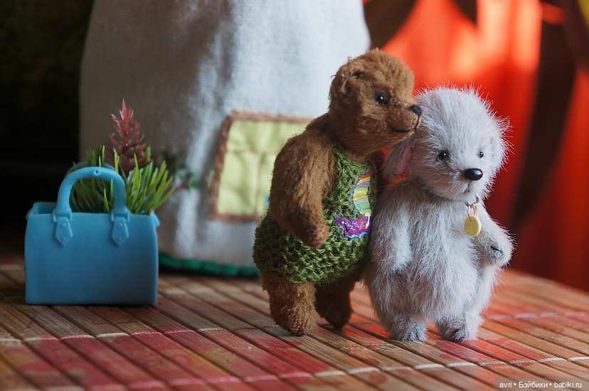 Как зверята подружились / Авторская игрушка (фото 10)