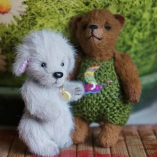 Как зверята подружились / Авторская игрушка