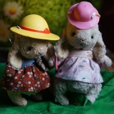 Встретились две подружки / Авторская игрушка