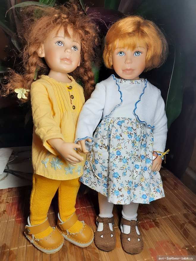 Подружились Хизер и Мэри Роуз. Куклы Марианны Ольденбург (фото 3)