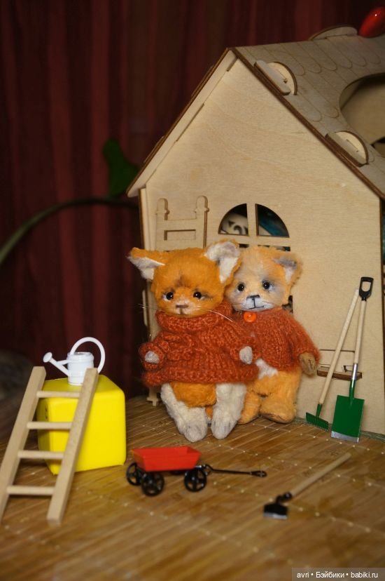 Тревожная весть — Авторские мишки Тедди и друзья: фото (фото 7)