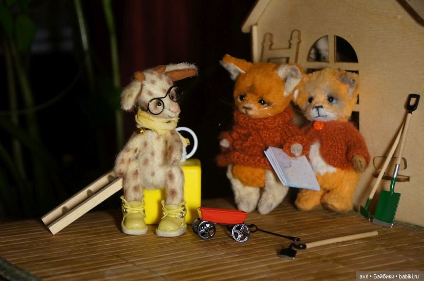 Тревожная весть — Авторские мишки Тедди и друзья: фото (фото 8)