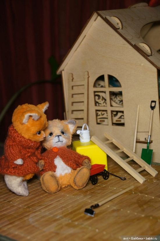 Тревожная весть — Авторские мишки Тедди и друзья: фото