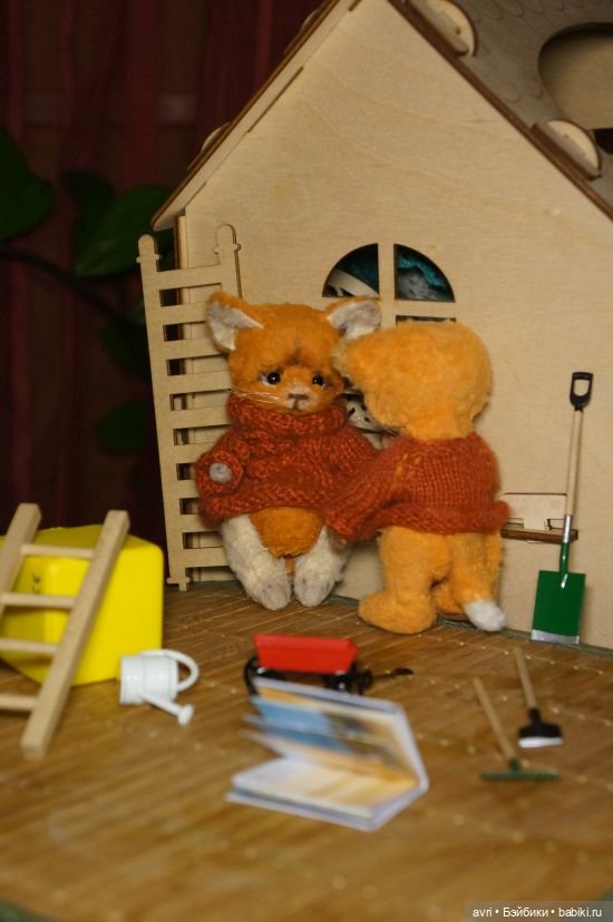 Тревожная весть — Авторские мишки Тедди и друзья: фото (фото 10)