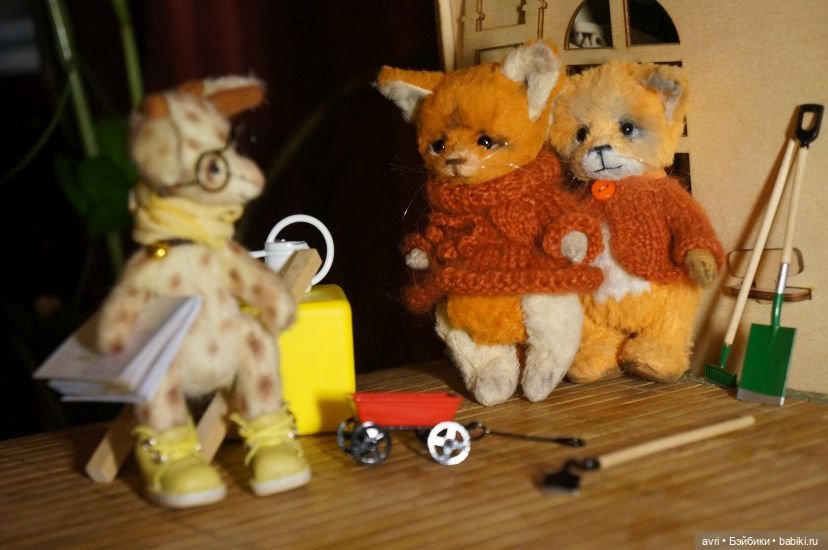 Тревожная весть — Авторские мишки Тедди и друзья: фото (фото 3)