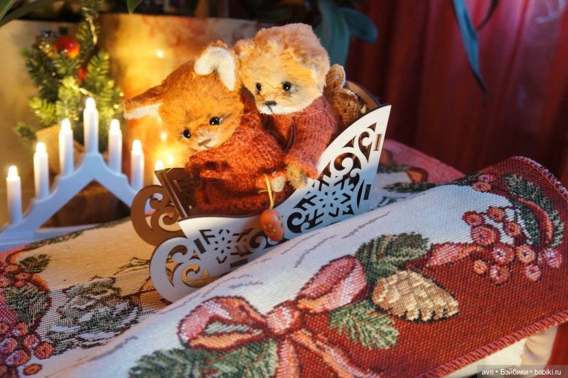 Лисята и зимушка-зима / Авторская игрушка (фото 10)