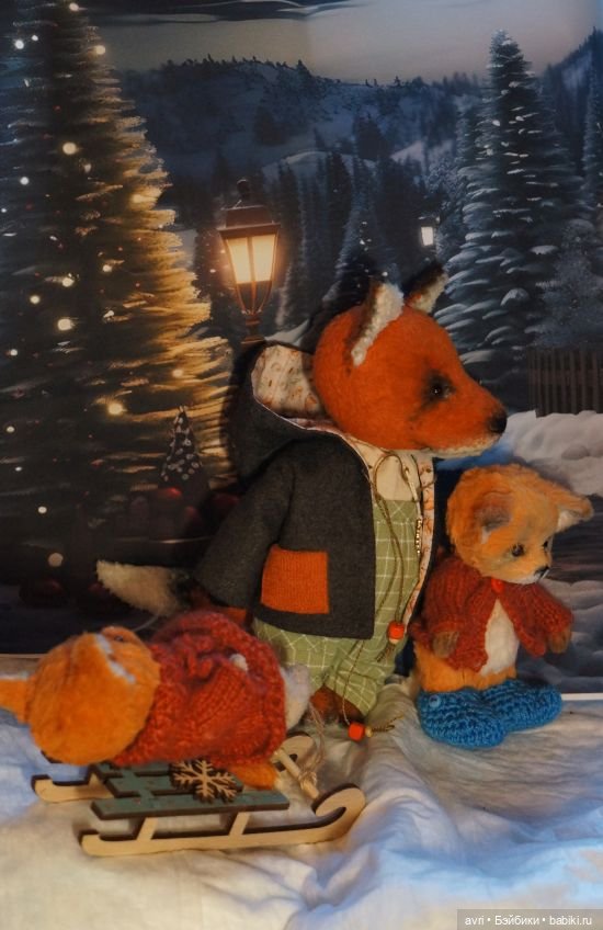 Случай на горке - Авторская игрушка