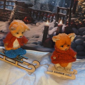 Случай на горке - Авторская игрушка