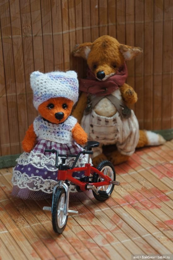 Встреча на горке — Авторские мишки Тедди и друзья: фото