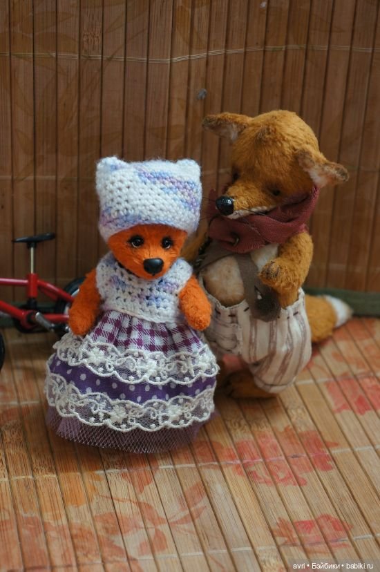 Встреча на горке — Авторские мишки Тедди и друзья: фото (фото 6)