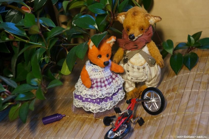 Встреча на горке — Авторские мишки Тедди и друзья: фото (фото 9)