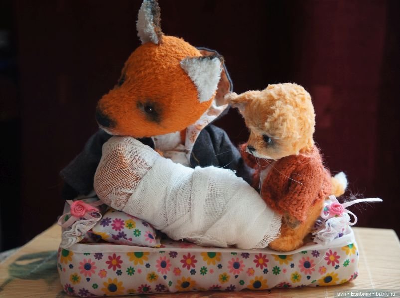 Беда в лисьем доме — Авторские мишки Тедди и друзья: фото (фото 8)