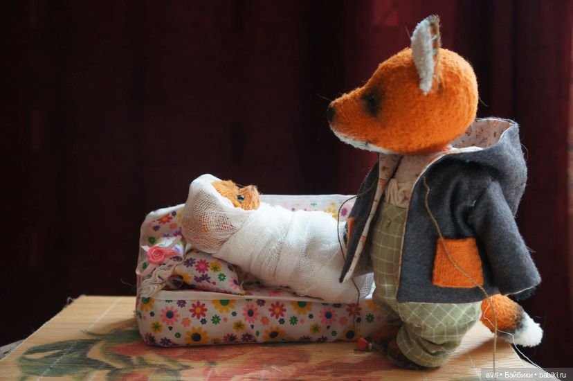 Беда в лисьем доме — Авторские мишки Тедди и друзья: фото (фото 7)