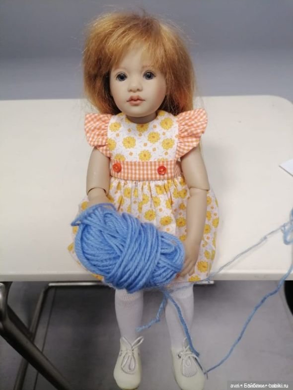 Цвет настроения... синий — Куклы Heidi Plusczok (Хайди/Хейди Плюсчок) — фото (фото 3)