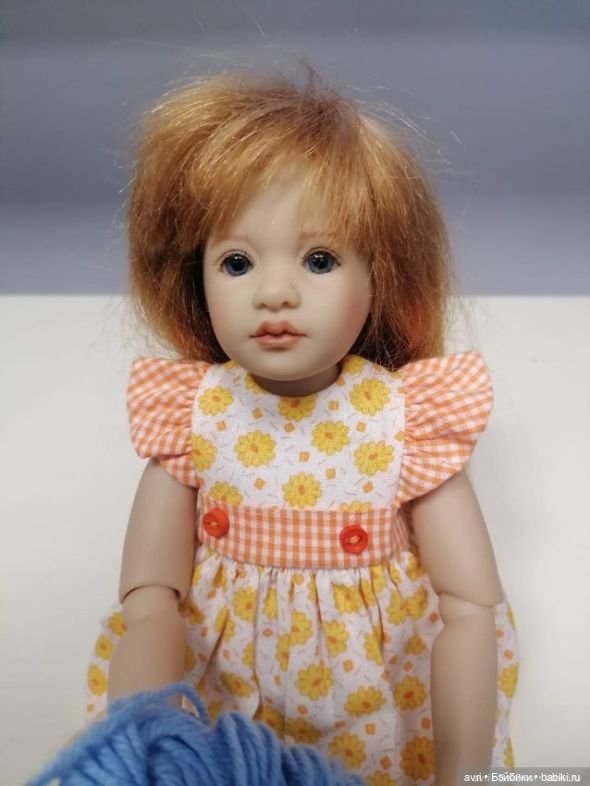 Цвет настроения... синий — Куклы Heidi Plusczok (Хайди/Хейди Плюсчок) — фото (фото 2)
