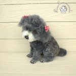 Валяная игрушка мини пудель