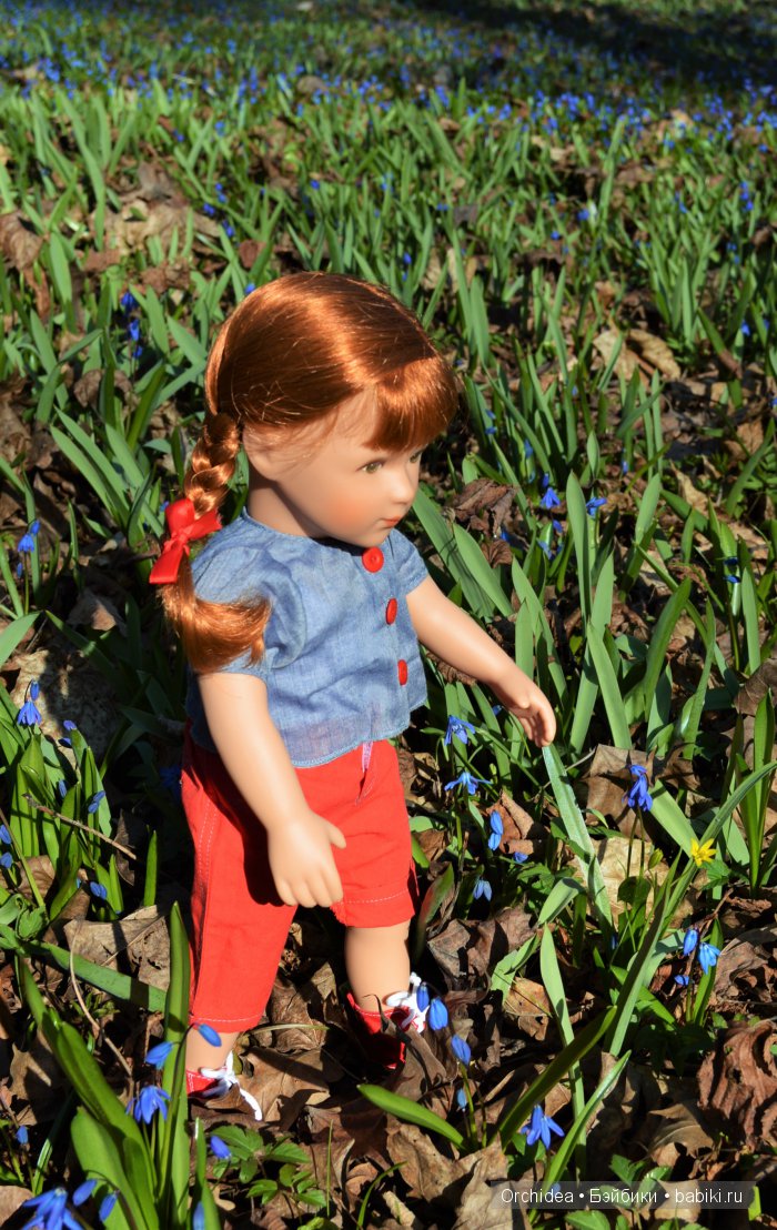 Весенняя прогулка Элеи и Софи. Elea Kathe Kruse и Sophie Kathe Kruse