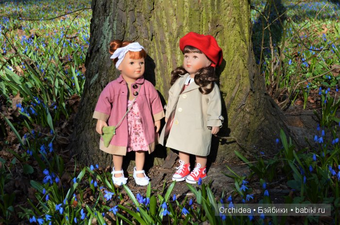 Весенняя прогулка Элеи и Софи. Elea Kathe Kruse и Sophie Kathe Kruse (фото 3)