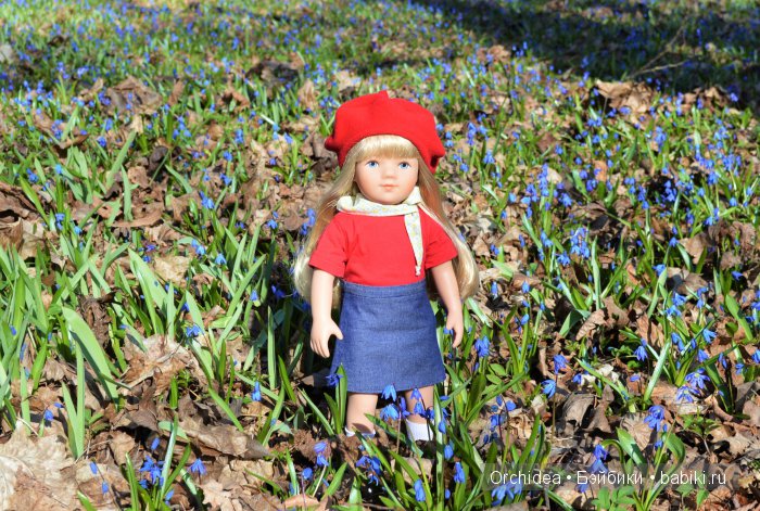 Весенняя прогулка Элеи и Софи. Elea Kathe Kruse и Sophie Kathe Kruse