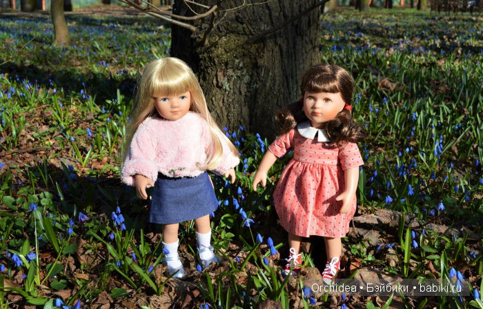 Весенняя прогулка Элеи и Софи. Elea Kathe Kruse и Sophie Kathe Kruse (фото 8)