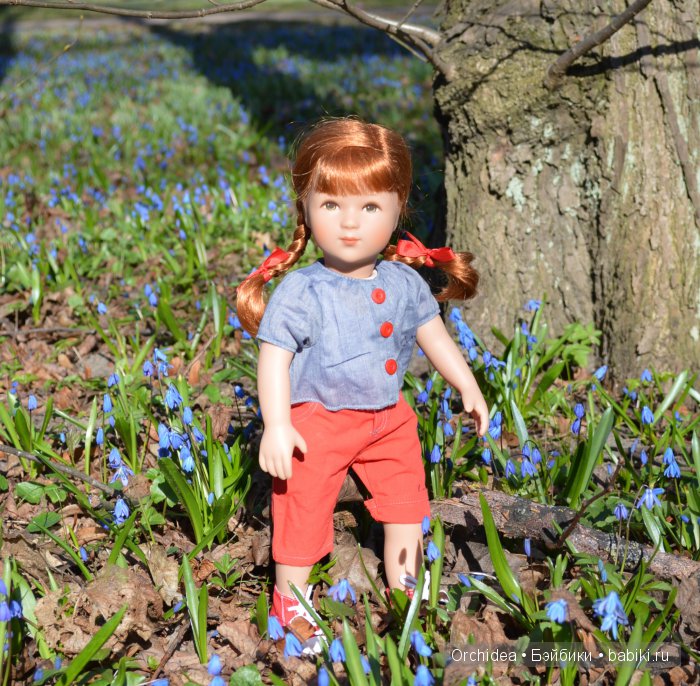 Весенняя прогулка Элеи и Софи. Elea Kathe Kruse и Sophie Kathe Kruse (фото 10)