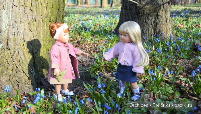Весенняя прогулка Элеи и Софи. Elea Kathe Kruse и Sophie Kathe Kruse (фото 4)