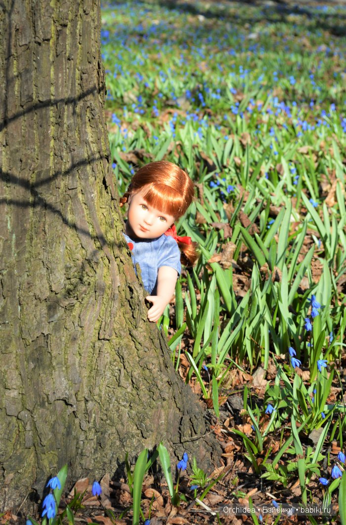 Весенняя прогулка Элеи и Софи. Elea Kathe Kruse и Sophie Kathe Kruse