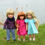 Пикник с куколками Мари Крузе и Симоном, парнем с гитарой