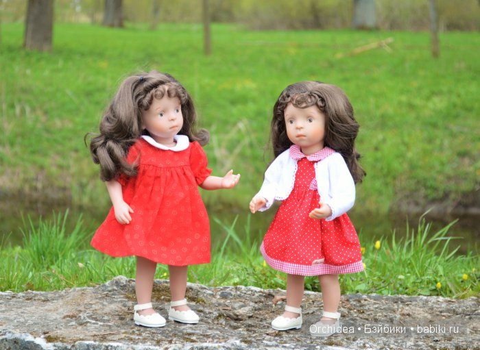 Мои минуш на прогулке Minouche Kathe Kruse