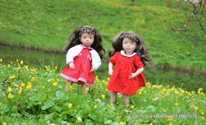 Мои минуш на прогулке Minouche Kathe Kruse