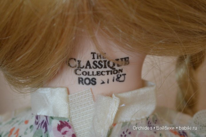 Фарфоровая кукла Роза - наша английская гостья. The Classique Collection doll Rosa