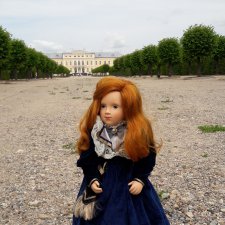 Дворец Рундале, Латвия. Прогулка с Элизабет