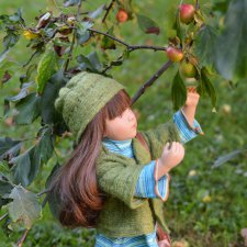 Осень-осень, ну давай у листьев спросим... Прогулка с Элис. Alice Petitcollin Sylvia Natterer