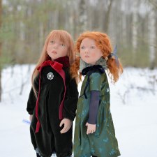 Принцесса и Королева-мать. Luna-Soley & Slava-Soley Zwergnase