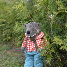 Если долго, долго, долго.. Анн-Майя в роли Красной Шапочки. Ann-Maja Zwergnase