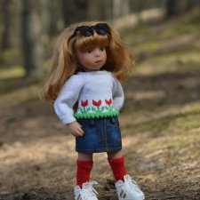 Лина снова на прогулке