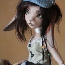 Шарнирные куклы Зайки в полиуретане. Первые образы и суровый эксперимент