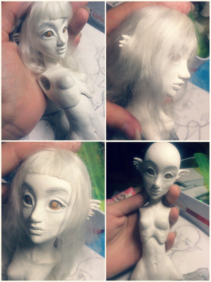 Моя кукла ручной работы Фиби. Окончание работы над новой мастер моделью под полиуретан