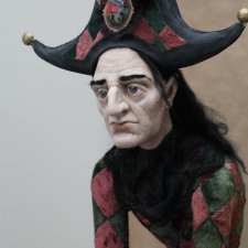 Кукла ручной работы Арлекин