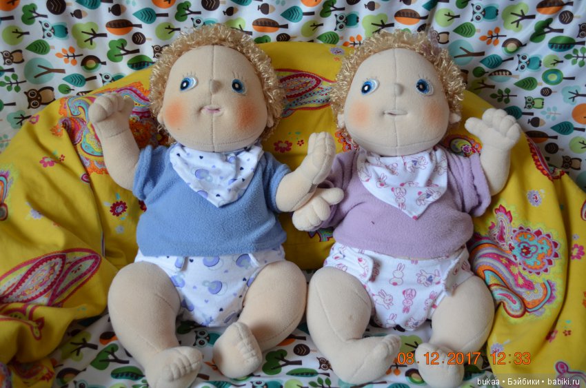 Rubens Barn двойняшки 46 см милоты