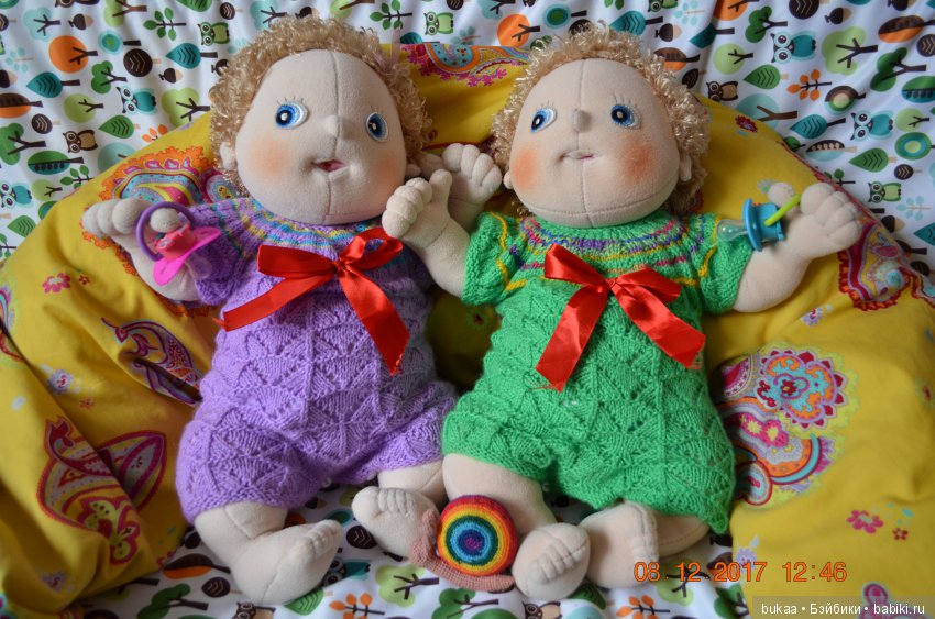 Rubens Barn двойняшки 46 см милоты (фото 8)