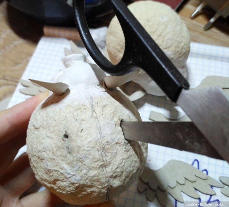 МК Крылатые Свинки из папье-машее