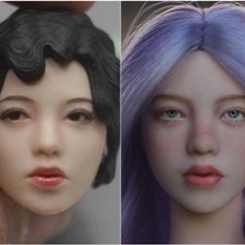 ООАК моего авторства  голова 1/6 Супер Дак SET046 со вставными глазами 🌸