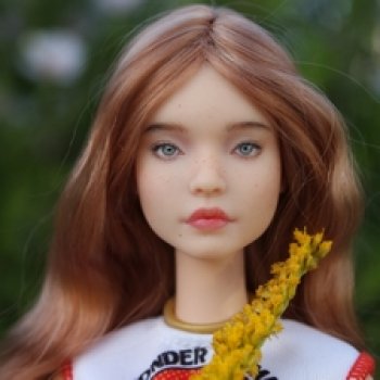 ООАК моего авторства  Барби Лукс молд Андра + видео