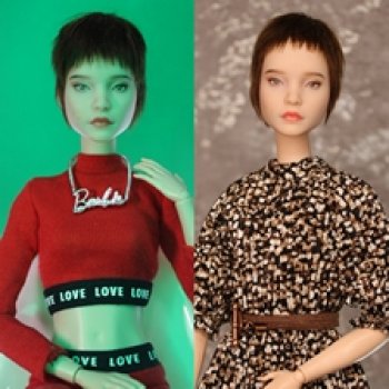 🌸✨ООАК моего авторства Андра Лукс Часть2 - Короткие волосы✨🌸